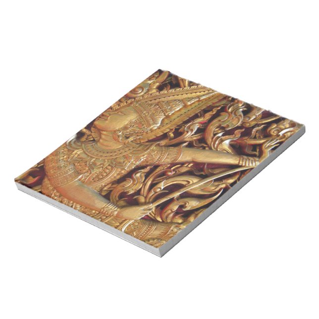 Bloc-note Temple bouddhiste thaïlandais Détail (Tourné)