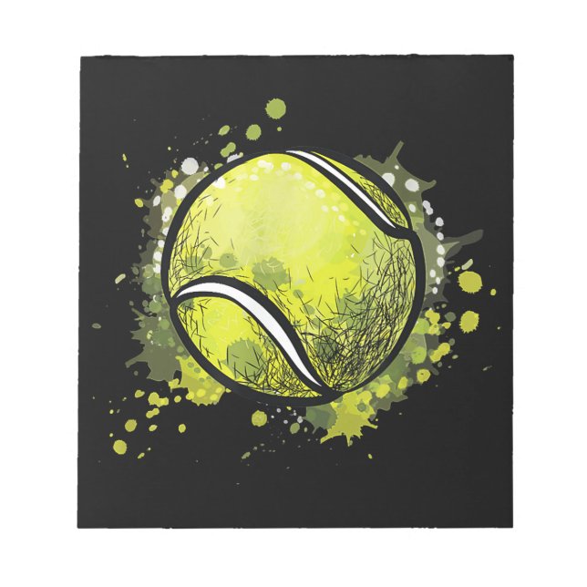 Bloc-note Tennis Ball Sport and Tennis Lover Christmas (Devant)
