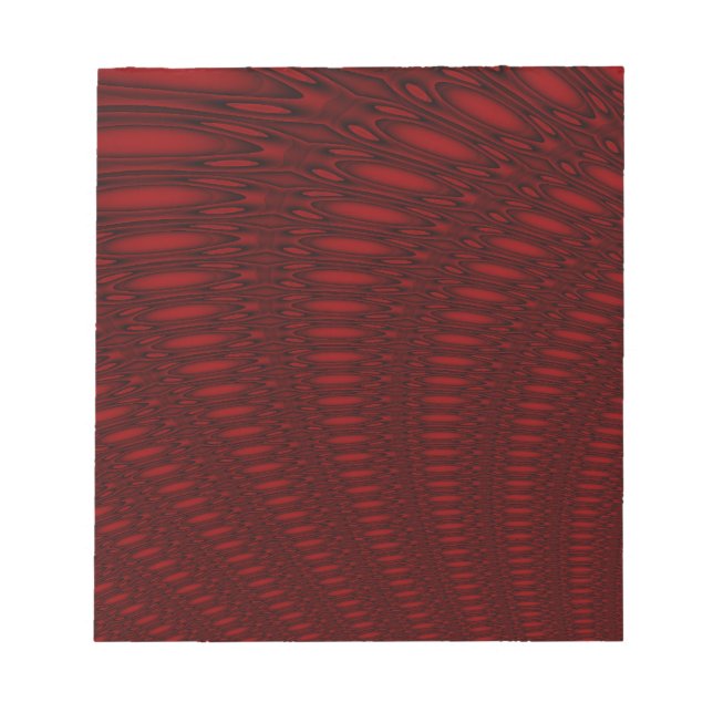 Bloc-note Tentacles de pieuvre rouge Notepada (Devant)