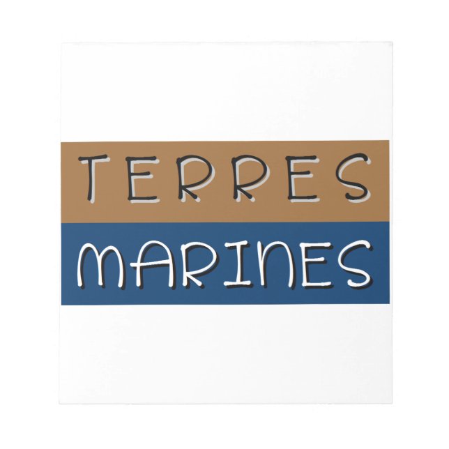 Bloc-note Terres marines (Devant)