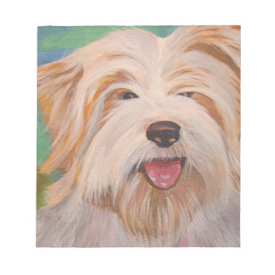 Bloc-note Terrier Portrait Cute Pet Chien Art
