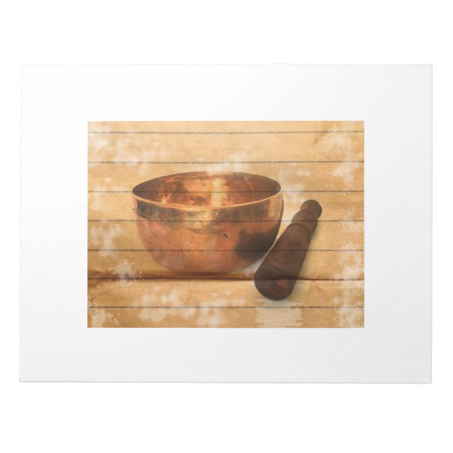 Bloc-note Terrine tibétaine, singing bowl (Devant)