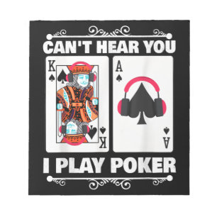 Bloc-note Texas Holdem Poker Ne Peut Pas Vous Entendre Je Jo