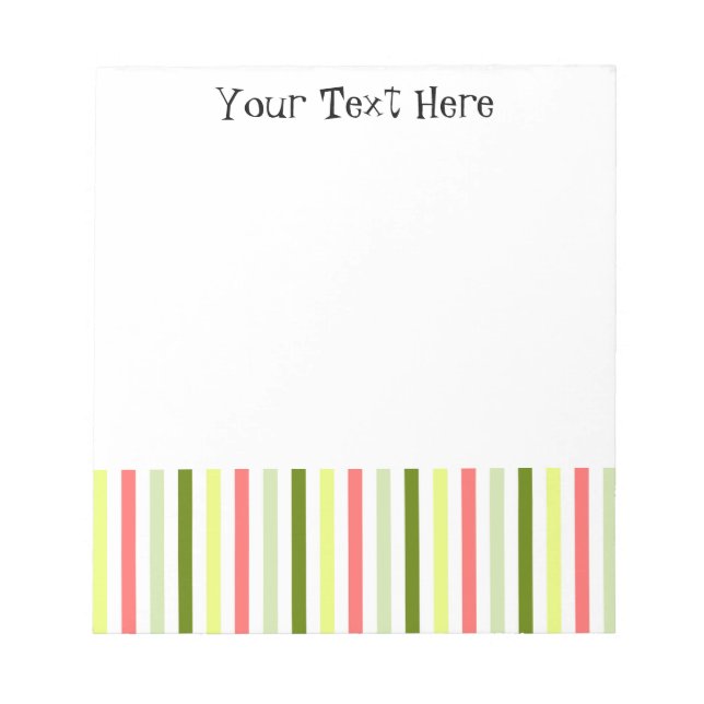 Bloc-note Texte mince de la pastèque (Devant)