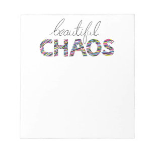 Bloc-note Texte Motivationnel Positif Beau Chaos