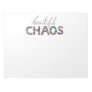 Bloc-note Texte Motivationnel Positif Beau Chaos