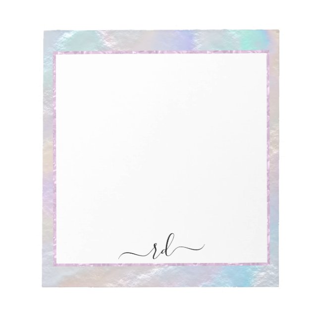 Bloc-note Texture arc-en-ciel Abstraite (Devant)