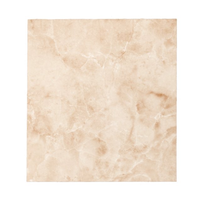 Bloc-note Texture crémeuse en marbre (Devant)
