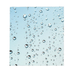 Bloc-note Texture Raindrops