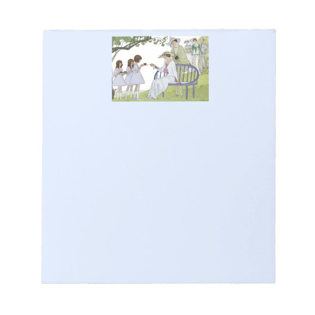 Bloc-note Thé de jardin rétro (Devant)