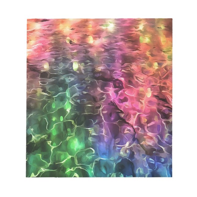Bloc-note The End Of The Rainbow Bizarre Abstract Art (Devant)