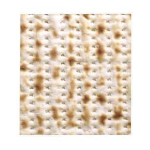 Bloc-note The Pesach Note Pad - 40 pages de Matzo sans levai