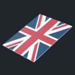 Bloc-note The Union Jack British Flag<br><div class="desc">Notepad with The Union Jack flag design. This United Kingdom flag design is a great way to show you are proud to be British.</div>