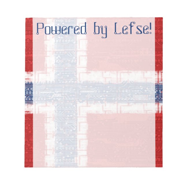 Bloc-note Thème Carte mère norvégienne (Devant)