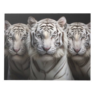Bloc-note Tiger Wild Animal Portrait Fierce Power