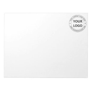 Bloc-note Timbre personnalisé de l'entreprise - Logo personn