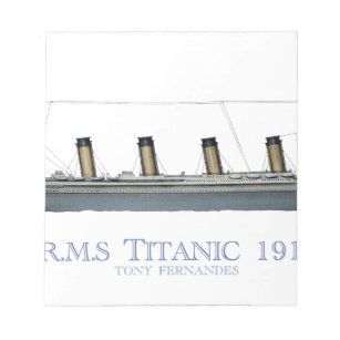 Bloc-note Titanic 1912