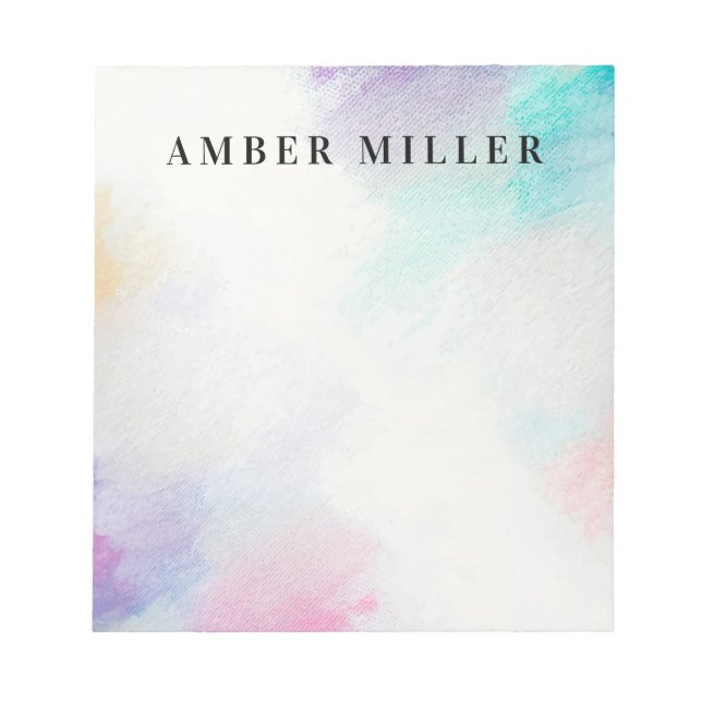 Bloc-note Toile peinte (Devant)