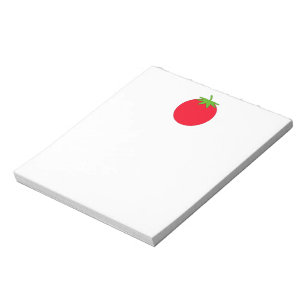 Bloc-note Tomate rouge.
