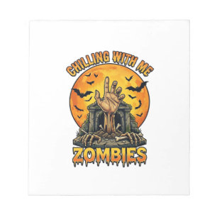 Bloc-note Tombes de main de zombies glaçants Chauves-souris 