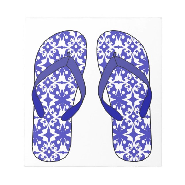 Bloc-note Tongs de plage (Devant)