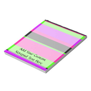 Bloc-note Tons roses chaudes et mauves - Design moderne