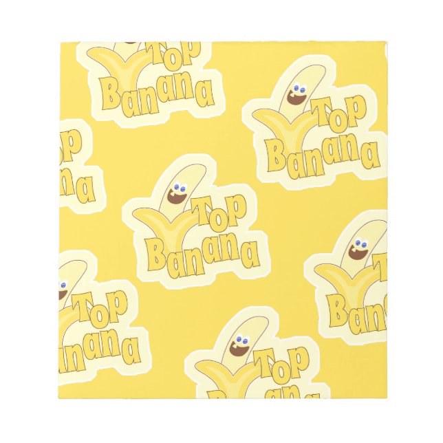 Bloc-note Top Motif de banane (Devant)