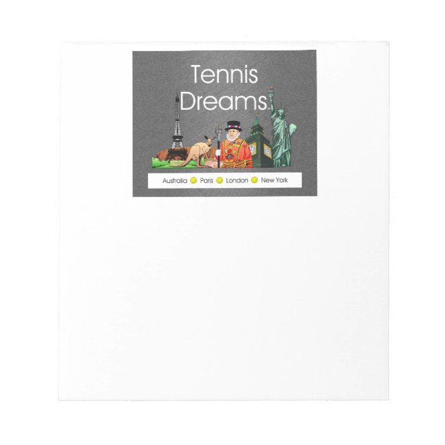 Bloc-note TOP Tennis Dreams (Devant)