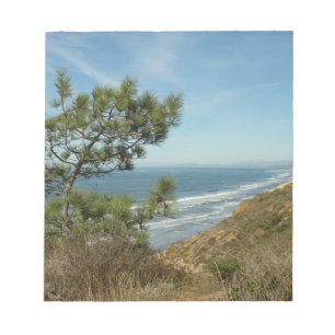 Bloc-note Torrey Pine and California Coastline Landscape
