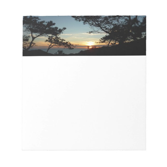 Bloc-note Torrey Pine Sunset III Paysage californien (Devant)