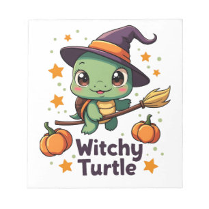 Bloc-note Tortue de sorcière de coquille