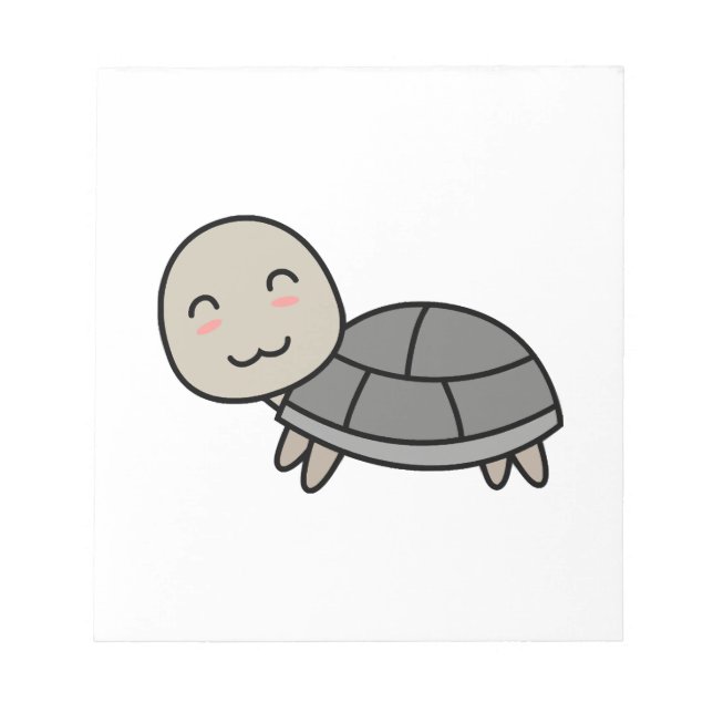 Bloc-note Tortue dessin animé animal (Devant)