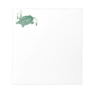 Bloc-note Tortue marine verte