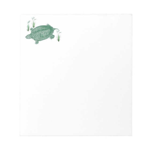 Bloc-note Tortue marine verte (Devant)