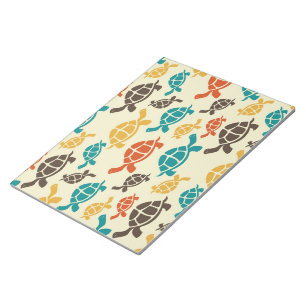 Bloc-note Tortue multicolore