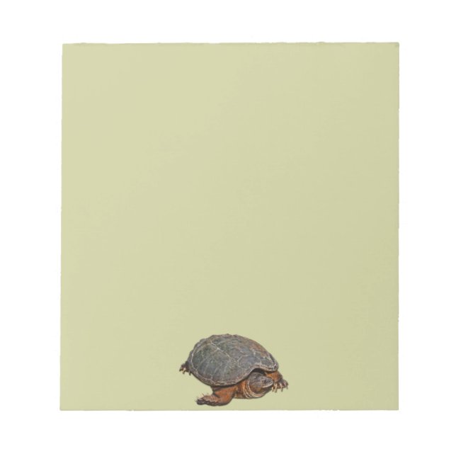 Bloc-note Tortue serpentine Terrapin-lover Cadeau (Devant)