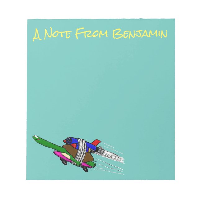 Bloc-note Tortue volante (Devant)