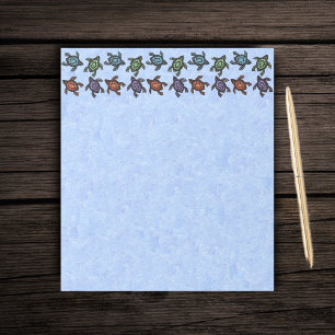 Bloc-note Tortues de natation Abstraites colorées