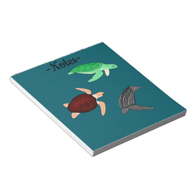 Bloc-note Tortues marines (Incliné)