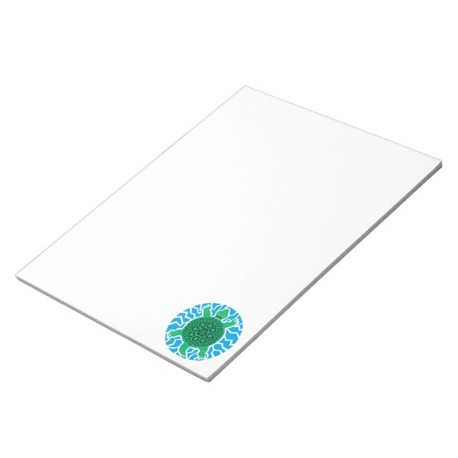 Bloc-note Tortues marines, recyclage (Incliné)