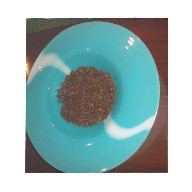 Bloc-note Touch of the Sea : A Cyan Bowl of Coffee (Devant)