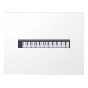 Bloc-note Touches de piano