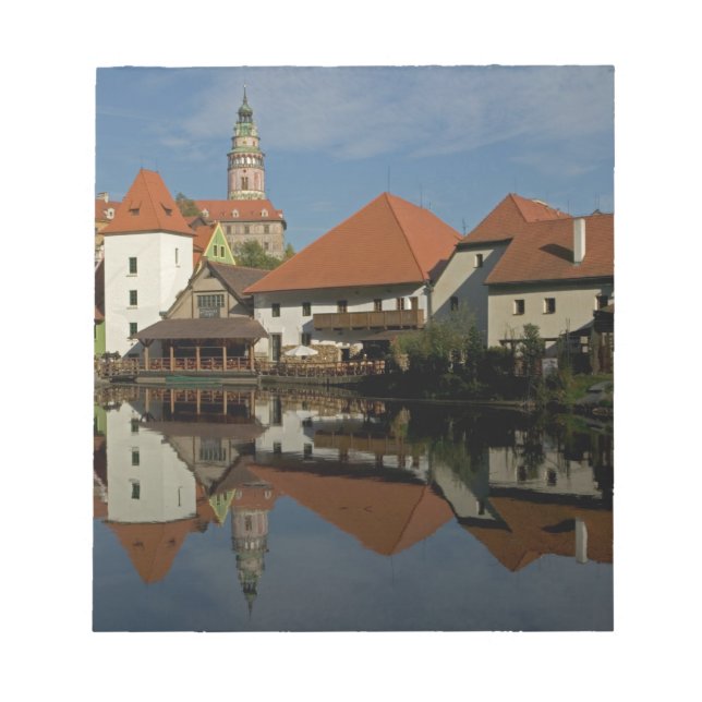Bloc-note Tour du château, rivière Vltava, Cesky Krumlov, (Devant)