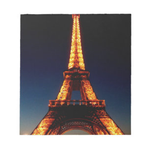 Bloc-note tour Eiffel à Paris