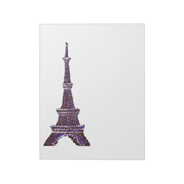 Bloc-note Tour Eiffel Pointillisme (Tourné)