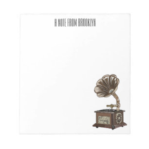 Bloc-note Tourne-disque dessin animé