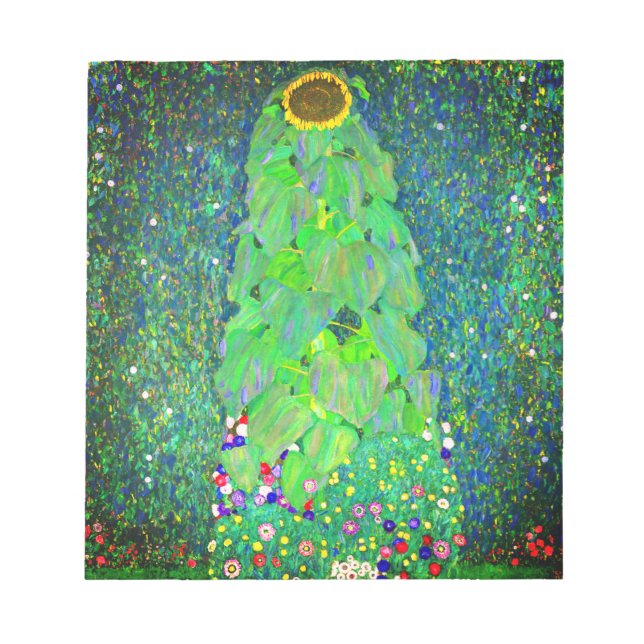 Bloc-note Tournesol Gustav Klimt (Devant)