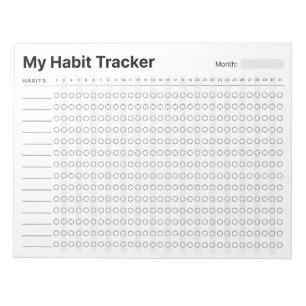 Bloc-note Tracker Habit