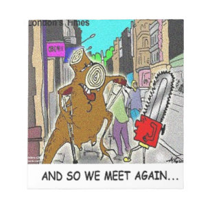 Bloc-note Treehugger Rick London Cartoon Funny Gifts