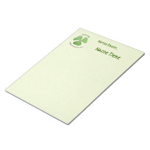 Bloc-note Trèfle vert